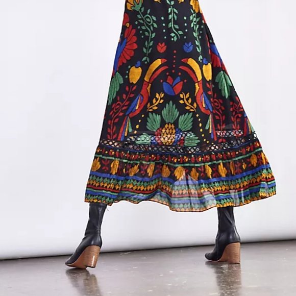 Anthropologie Farm Rio Georgette Maxi Dress - Picture 6 of 6